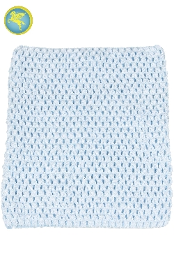 TOP ELASTICO TINTA UNITA CELESTE